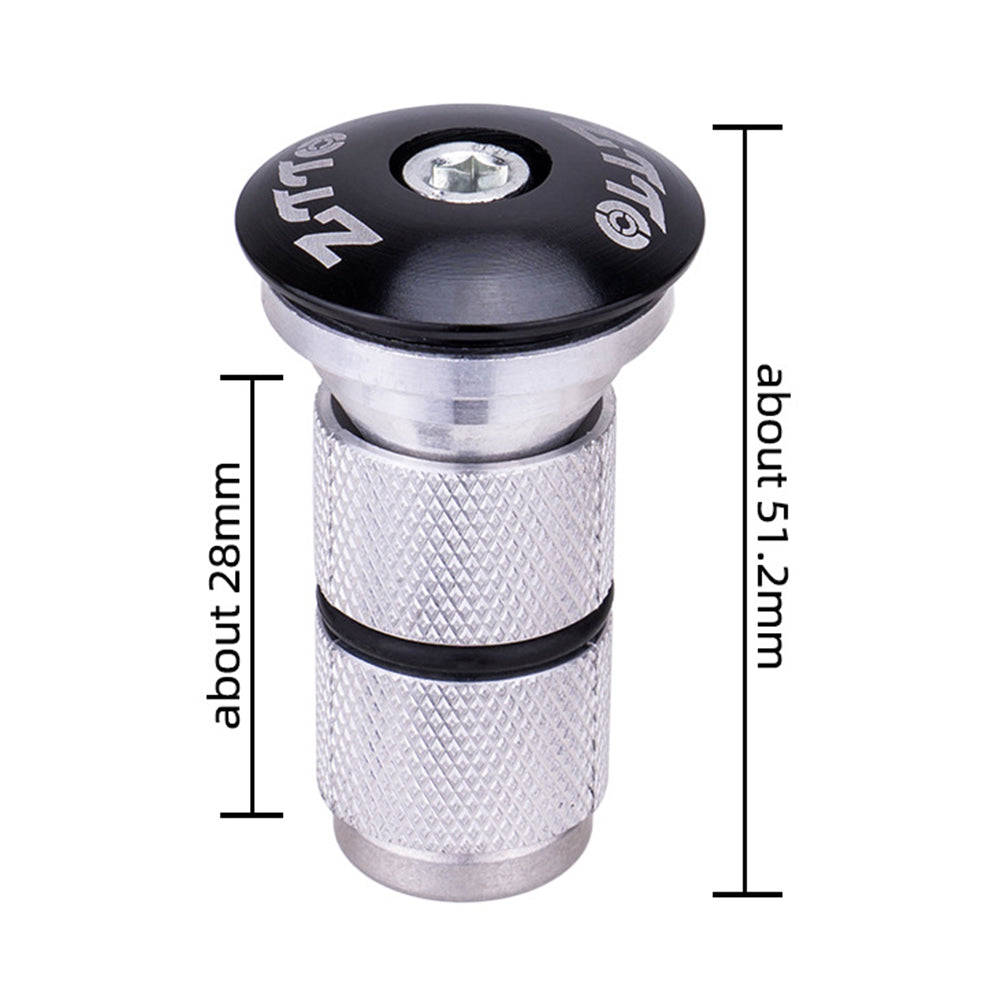 ZTTO PZ1 28.6mm Bike Front Fork Headset Expander Top Cap Aluminum Expansion Bolt ZTTO PZ1 28.6mm Bike Front Fork Headset Expander Top Cap Aluminum Expansion Bolt